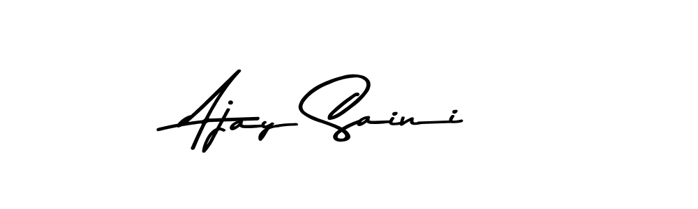 Use a signature maker to create a handwritten signature online. With this signature software, you can design (Asem Kandis PERSONAL USE) your own signature for name Ajay Saini. Ajay Saini signature style 9 images and pictures png