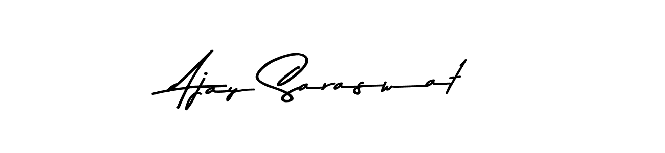 Use a signature maker to create a handwritten signature online. With this signature software, you can design (Asem Kandis PERSONAL USE) your own signature for name Ajay Saraswat. Ajay Saraswat signature style 9 images and pictures png