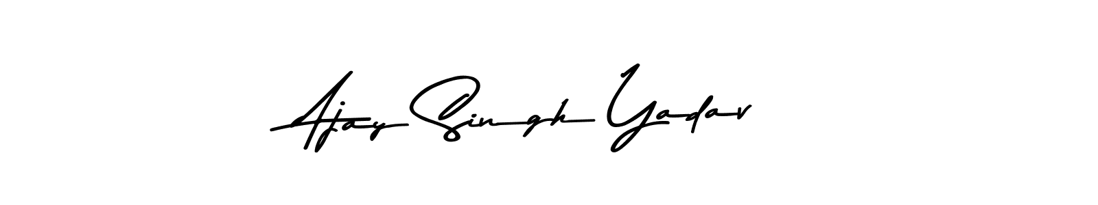 Asem Kandis PERSONAL USE is a professional signature style that is perfect for those who want to add a touch of class to their signature. It is also a great choice for those who want to make their signature more unique. Get Ajay Singh Yadav name to fancy signature for free. Ajay Singh Yadav signature style 9 images and pictures png