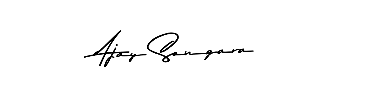 Use a signature maker to create a handwritten signature online. With this signature software, you can design (Asem Kandis PERSONAL USE) your own signature for name Ajay Songara. Ajay Songara signature style 9 images and pictures png