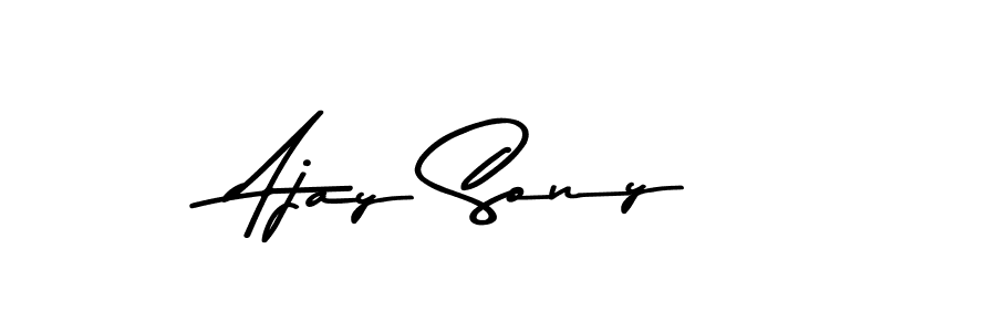 Design your own signature with our free online signature maker. With this signature software, you can create a handwritten (Asem Kandis PERSONAL USE) signature for name Ajay Sony. Ajay Sony signature style 9 images and pictures png