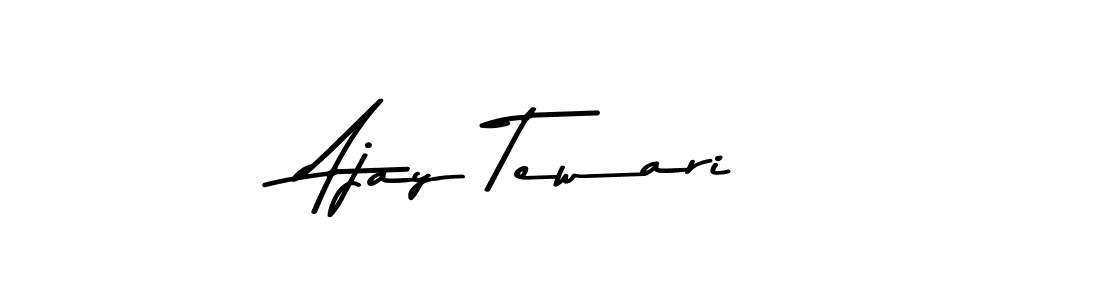 Use a signature maker to create a handwritten signature online. With this signature software, you can design (Asem Kandis PERSONAL USE) your own signature for name Ajay Tewari. Ajay Tewari signature style 9 images and pictures png