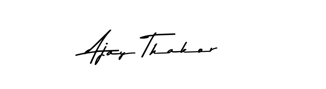 How to make Ajay Thakor signature? Asem Kandis PERSONAL USE is a professional autograph style. Create handwritten signature for Ajay Thakor name. Ajay Thakor signature style 9 images and pictures png