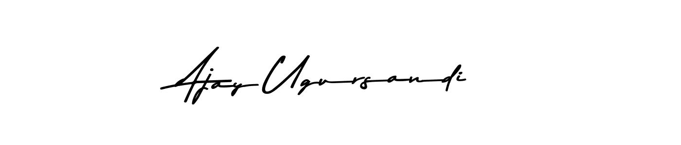 How to make Ajay Ugursandi signature? Asem Kandis PERSONAL USE is a professional autograph style. Create handwritten signature for Ajay Ugursandi name. Ajay Ugursandi signature style 9 images and pictures png