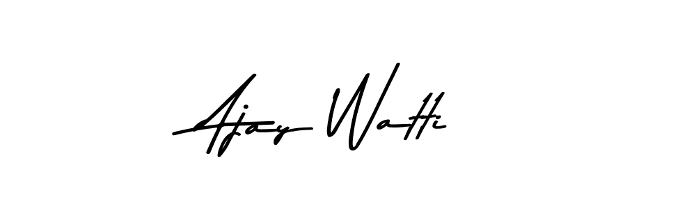 It looks lik you need a new signature style for name Ajay Watti. Design unique handwritten (Asem Kandis PERSONAL USE) signature with our free signature maker in just a few clicks. Ajay Watti signature style 9 images and pictures png