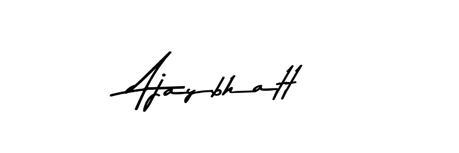 Asem Kandis PERSONAL USE is a professional signature style that is perfect for those who want to add a touch of class to their signature. It is also a great choice for those who want to make their signature more unique. Get Ajaybhatt name to fancy signature for free. Ajaybhatt signature style 9 images and pictures png