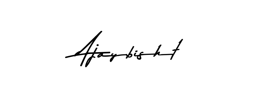 Ajaybisht stylish signature style. Best Handwritten Sign (Asem Kandis PERSONAL USE) for my name. Handwritten Signature Collection Ideas for my name Ajaybisht. Ajaybisht signature style 9 images and pictures png