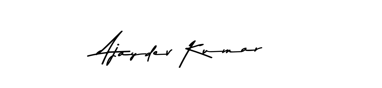 Similarly Asem Kandis PERSONAL USE is the best handwritten signature design. Signature creator online .You can use it as an online autograph creator for name Ajaydev Kumar. Ajaydev Kumar signature style 9 images and pictures png