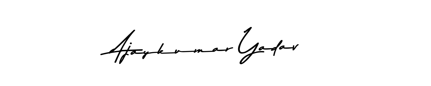 Use a signature maker to create a handwritten signature online. With this signature software, you can design (Asem Kandis PERSONAL USE) your own signature for name Ajaykumar Yadav. Ajaykumar Yadav signature style 9 images and pictures png