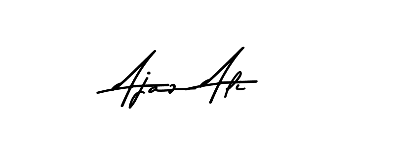 Make a beautiful signature design for name Ajaz Ali. With this signature (Asem Kandis PERSONAL USE) style, you can create a handwritten signature for free. Ajaz Ali signature style 9 images and pictures png
