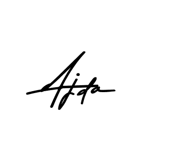 Design your own signature with our free online signature maker. With this signature software, you can create a handwritten (Asem Kandis PERSONAL USE) signature for name Ajda. Ajda signature style 9 images and pictures png