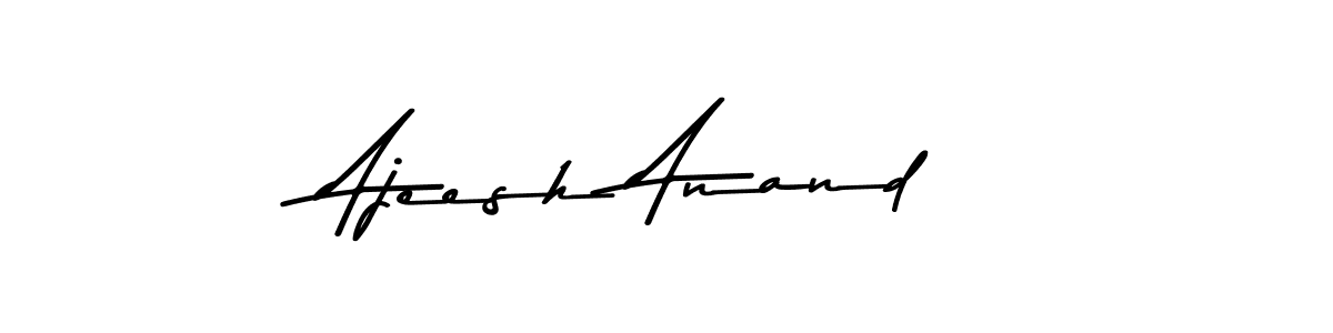 Ajeesh Anand stylish signature style. Best Handwritten Sign (Asem Kandis PERSONAL USE) for my name. Handwritten Signature Collection Ideas for my name Ajeesh Anand. Ajeesh Anand signature style 9 images and pictures png