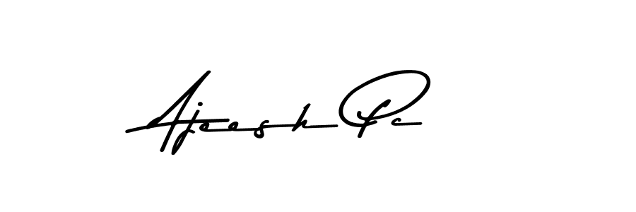 You can use this online signature creator to create a handwritten signature for the name Ajeesh Pc. This is the best online autograph maker. Ajeesh Pc signature style 9 images and pictures png