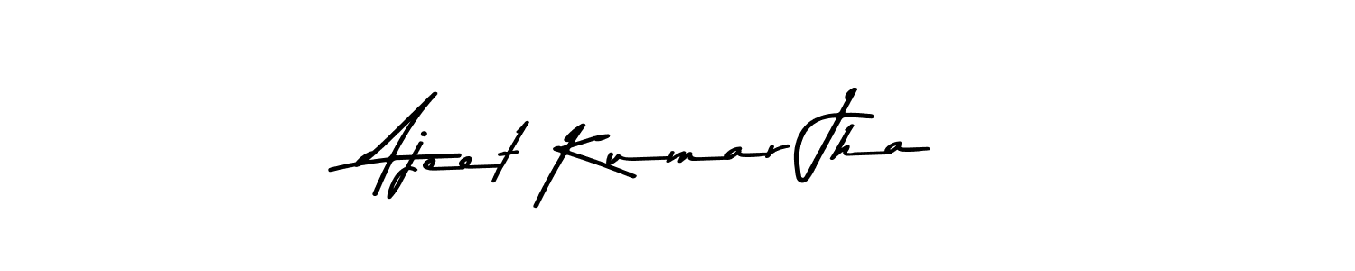 Design your own signature with our free online signature maker. With this signature software, you can create a handwritten (Asem Kandis PERSONAL USE) signature for name Ajeet Kumar Jha. Ajeet Kumar Jha signature style 9 images and pictures png