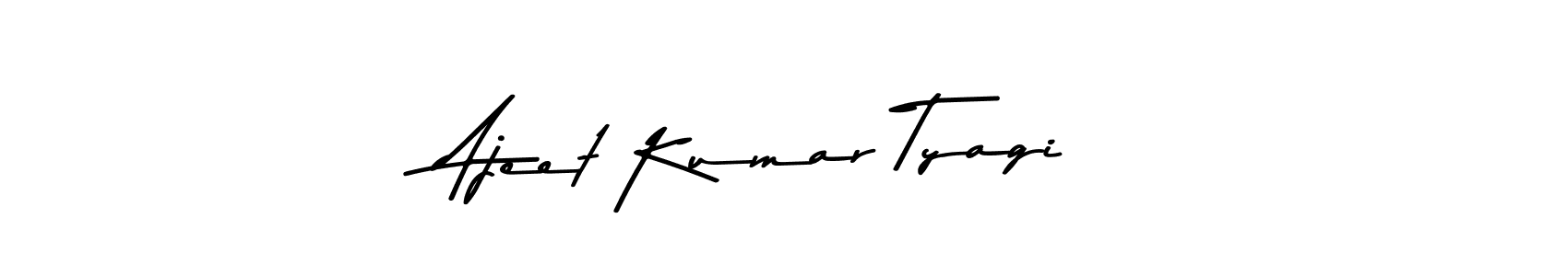 Also we have Ajeet Kumar Tyagi name is the best signature style. Create professional handwritten signature collection using Asem Kandis PERSONAL USE autograph style. Ajeet Kumar Tyagi signature style 9 images and pictures png