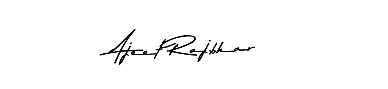 Asem Kandis PERSONAL USE is a professional signature style that is perfect for those who want to add a touch of class to their signature. It is also a great choice for those who want to make their signature more unique. Get Ajeet Rajbhar name to fancy signature for free. Ajeet Rajbhar signature style 9 images and pictures png