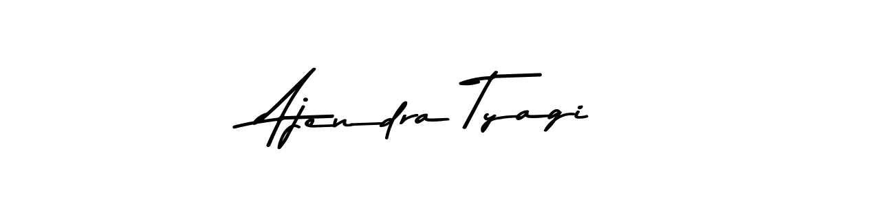 How to make Ajendra Tyagi signature? Asem Kandis PERSONAL USE is a professional autograph style. Create handwritten signature for Ajendra Tyagi name. Ajendra Tyagi signature style 9 images and pictures png
