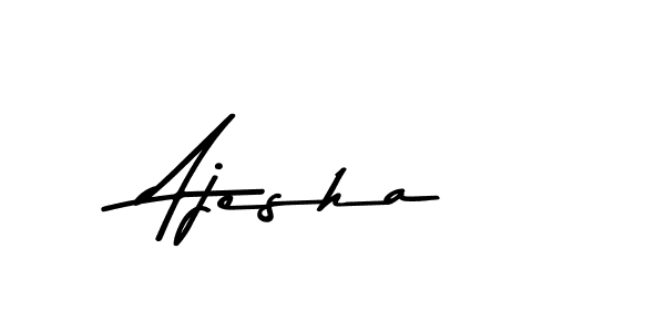 Use a signature maker to create a handwritten signature online. With this signature software, you can design (Asem Kandis PERSONAL USE) your own signature for name Ajesha. Ajesha signature style 9 images and pictures png