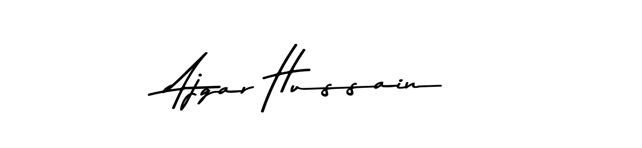 You can use this online signature creator to create a handwritten signature for the name Ajgar Hussain. This is the best online autograph maker. Ajgar Hussain signature style 9 images and pictures png