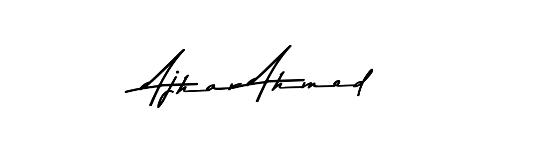 Ajhar Ahmed stylish signature style. Best Handwritten Sign (Asem Kandis PERSONAL USE) for my name. Handwritten Signature Collection Ideas for my name Ajhar Ahmed. Ajhar Ahmed signature style 9 images and pictures png