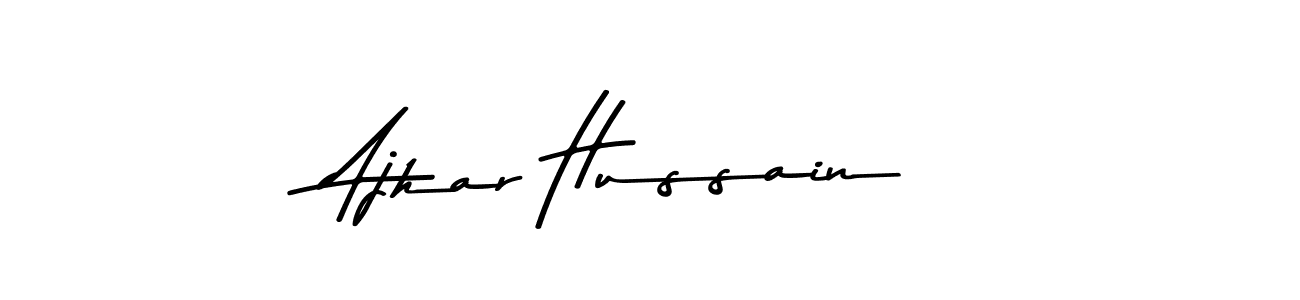 Here are the top 10 professional signature styles for the name Ajhar Hussain. These are the best autograph styles you can use for your name. Ajhar Hussain signature style 9 images and pictures png