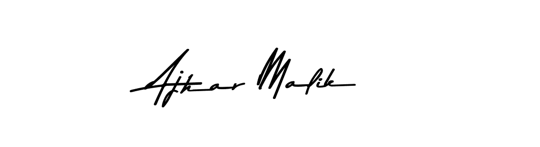 The best way (Asem Kandis PERSONAL USE) to make a short signature is to pick only two or three words in your name. The name Ajhar Malik include a total of six letters. For converting this name. Ajhar Malik signature style 9 images and pictures png