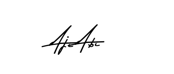 Use a signature maker to create a handwritten signature online. With this signature software, you can design (Asem Kandis PERSONAL USE) your own signature for name Aji Abi. Aji Abi signature style 9 images and pictures png