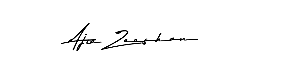 This is the best signature style for the Ajia Zeeshan name. Also you like these signature font (Asem Kandis PERSONAL USE). Mix name signature. Ajia Zeeshan signature style 9 images and pictures png