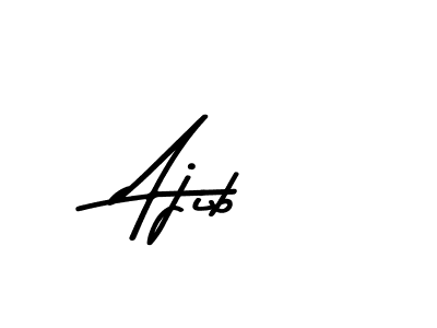 Here are the top 10 professional signature styles for the name Ajib. These are the best autograph styles you can use for your name. Ajib signature style 9 images and pictures png