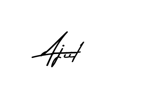 Design your own signature with our free online signature maker. With this signature software, you can create a handwritten (Asem Kandis PERSONAL USE) signature for name Ajiit. Ajiit signature style 9 images and pictures png