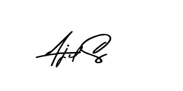 The best way (Asem Kandis PERSONAL USE) to make a short signature is to pick only two or three words in your name. The name Ajil S include a total of six letters. For converting this name. Ajil S signature style 9 images and pictures png