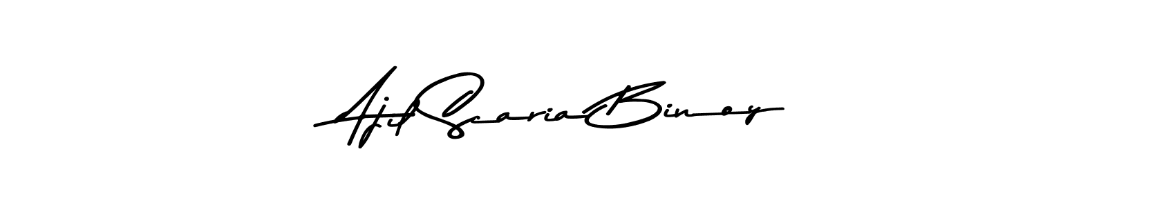 How to make Ajil Scaria Binoy signature? Asem Kandis PERSONAL USE is a professional autograph style. Create handwritten signature for Ajil Scaria Binoy name. Ajil Scaria Binoy signature style 9 images and pictures png