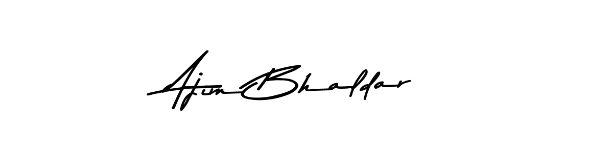 Here are the top 10 professional signature styles for the name Ajim Bhaldar. These are the best autograph styles you can use for your name. Ajim Bhaldar signature style 9 images and pictures png