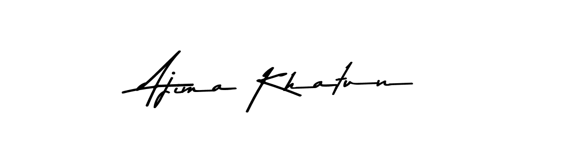 You should practise on your own different ways (Asem Kandis PERSONAL USE) to write your name (Ajima Khatun) in signature. don't let someone else do it for you. Ajima Khatun signature style 9 images and pictures png