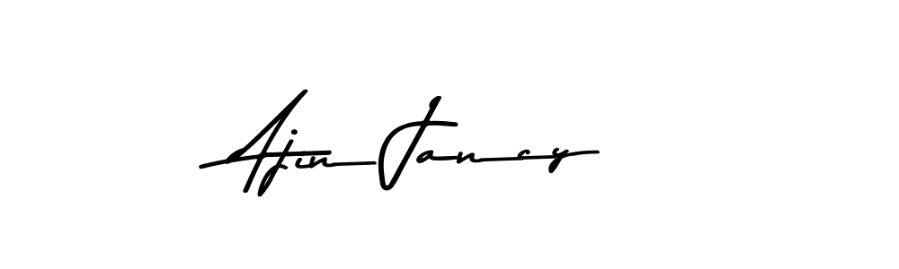 Similarly Asem Kandis PERSONAL USE is the best handwritten signature design. Signature creator online .You can use it as an online autograph creator for name Ajin Jancy. Ajin Jancy signature style 9 images and pictures png