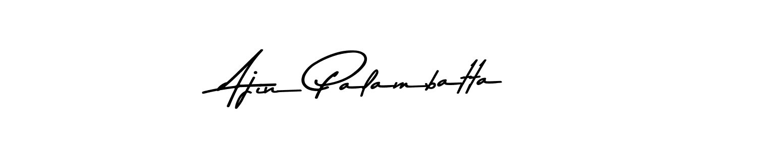 Make a beautiful signature design for name Ajin Palambatta. Use this online signature maker to create a handwritten signature for free. Ajin Palambatta signature style 9 images and pictures png