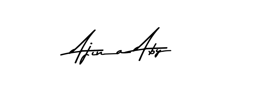 Make a beautiful signature design for name Ajina Aby. Use this online signature maker to create a handwritten signature for free. Ajina Aby signature style 9 images and pictures png