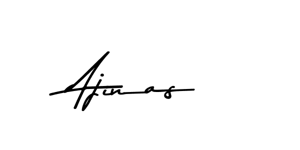 Design your own signature with our free online signature maker. With this signature software, you can create a handwritten (Asem Kandis PERSONAL USE) signature for name Ajinas. Ajinas signature style 9 images and pictures png