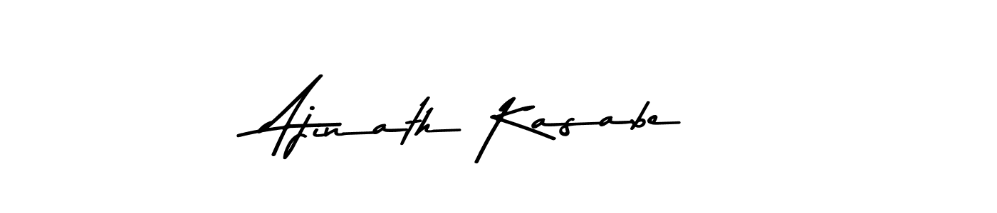 Design your own signature with our free online signature maker. With this signature software, you can create a handwritten (Asem Kandis PERSONAL USE) signature for name Ajinath Kasabe. Ajinath Kasabe signature style 9 images and pictures png