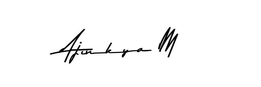 if you are searching for the best signature style for your name Ajinkya M. so please give up your signature search. here we have designed multiple signature styles  using Asem Kandis PERSONAL USE. Ajinkya M signature style 9 images and pictures png