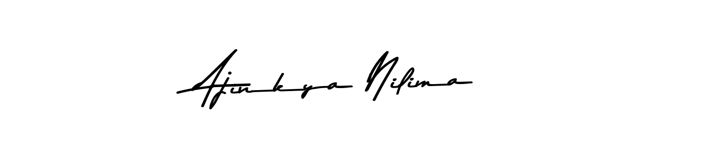 How to Draw Ajinkya Nilima signature style? Asem Kandis PERSONAL USE is a latest design signature styles for name Ajinkya Nilima. Ajinkya Nilima signature style 9 images and pictures png