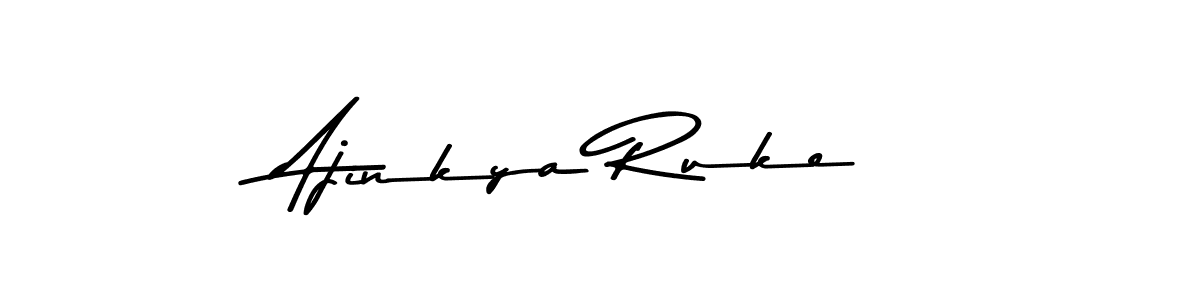 How to make Ajinkya Ruke signature? Asem Kandis PERSONAL USE is a professional autograph style. Create handwritten signature for Ajinkya Ruke name. Ajinkya Ruke signature style 9 images and pictures png