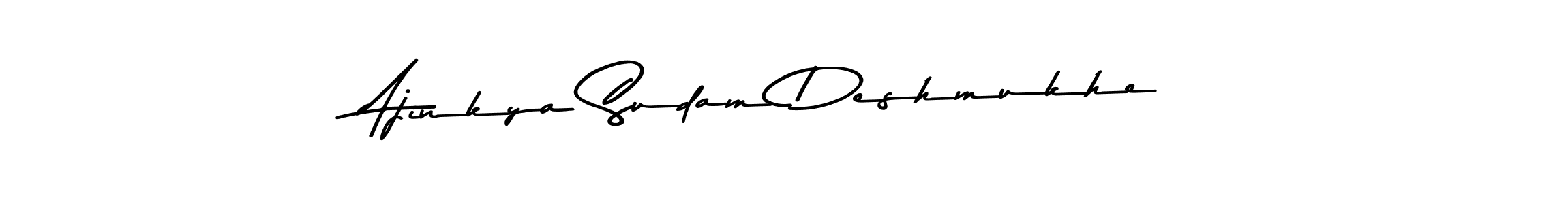 if you are searching for the best signature style for your name Ajinkya Sudam Deshmukhe. so please give up your signature search. here we have designed multiple signature styles  using Asem Kandis PERSONAL USE. Ajinkya Sudam Deshmukhe signature style 9 images and pictures png