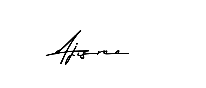 Use a signature maker to create a handwritten signature online. With this signature software, you can design (Asem Kandis PERSONAL USE) your own signature for name Ajisree. Ajisree signature style 9 images and pictures png