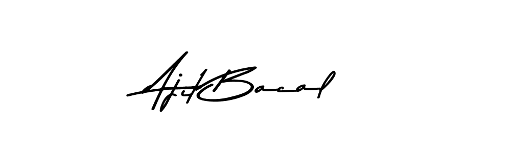 How to Draw Ajit Bacal signature style? Asem Kandis PERSONAL USE is a latest design signature styles for name Ajit Bacal. Ajit Bacal signature style 9 images and pictures png