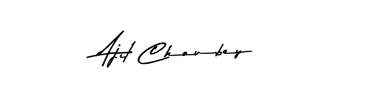Use a signature maker to create a handwritten signature online. With this signature software, you can design (Asem Kandis PERSONAL USE) your own signature for name Ajit Choubey. Ajit Choubey signature style 9 images and pictures png