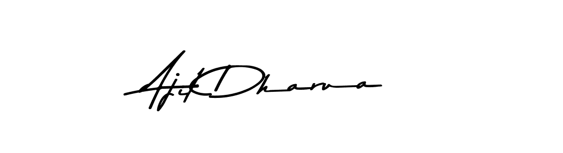 Ajit Dharua stylish signature style. Best Handwritten Sign (Asem Kandis PERSONAL USE) for my name. Handwritten Signature Collection Ideas for my name Ajit Dharua. Ajit Dharua signature style 9 images and pictures png