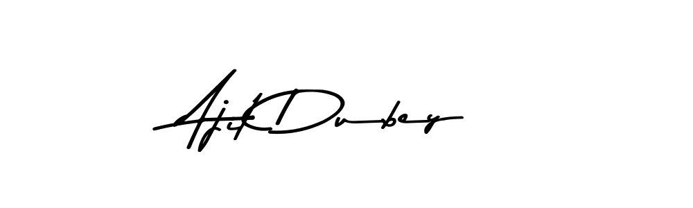 Create a beautiful signature design for name Ajit Dubey. With this signature (Asem Kandis PERSONAL USE) fonts, you can make a handwritten signature for free. Ajit Dubey signature style 9 images and pictures png