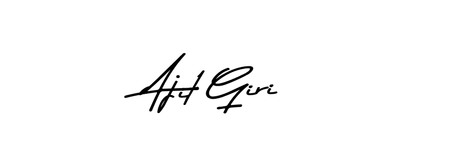 Ajit Giri stylish signature style. Best Handwritten Sign (Asem Kandis PERSONAL USE) for my name. Handwritten Signature Collection Ideas for my name Ajit Giri. Ajit Giri signature style 9 images and pictures png