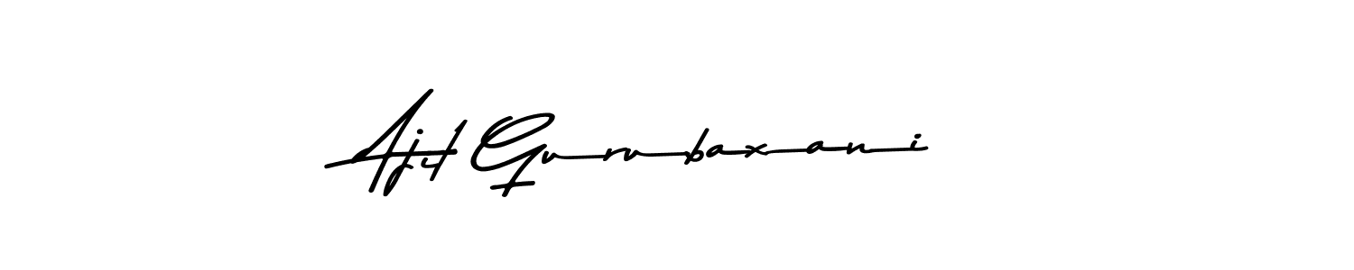 The best way (Asem Kandis PERSONAL USE) to make a short signature is to pick only two or three words in your name. The name Ajit Gurubaxani include a total of six letters. For converting this name. Ajit Gurubaxani signature style 9 images and pictures png